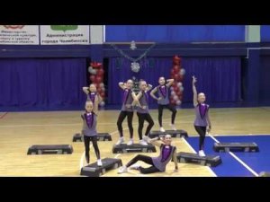 Команда "Антарята" г. Челябинск. Степ-аэробика. Дети 8-10 лет. Финал. 28.12.19