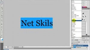 Tutoriel Photoshop - Net Skils