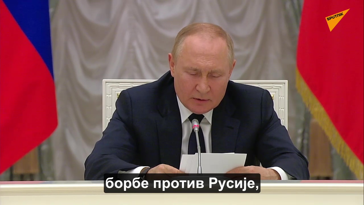 Putin : Početak specijalne vojne operacije označava i početak sloma američkog svetskog poretka