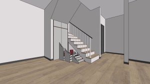 Шкаф под лестницей - Belopolskaya interior design