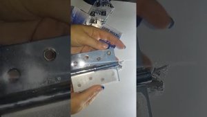 Петли дверные разъемные левые 100х75х2,5 SAP Design CR