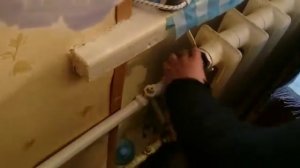 Устранение протечки отопительной трубы