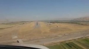 Посадка на горный аэродром Куляб. Самолёт Cessna 525.