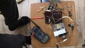 Разборка мегаомметра и проверка генератора