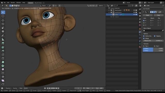 Быстрая и грубая ретопология для головы  Урок 30