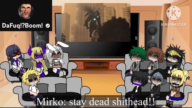 Mha react to: skibidi toilet pt 3 смотреть онлайн