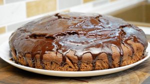 Бюджетный Пирог БЕЗ яиц и молока. Шоколадный пирог Черепашка, цыганка готовит.