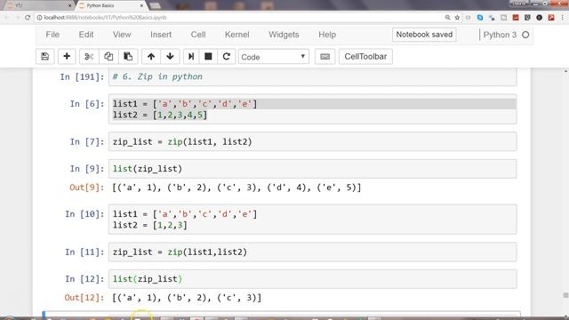 Python 3 Programming Tutorial | How to zip and unzip lists or dictionaries | zip and unzip function