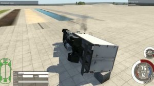 BeamNG DRIVE. Перевозка машин в кузове.