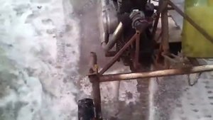 Снегоход на колёсах.