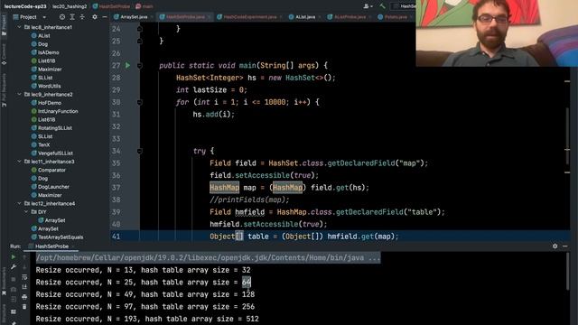 CS61B - Hashing 2 - Video 8 - A Peek Inside the Java HashSet смотреть онлайн