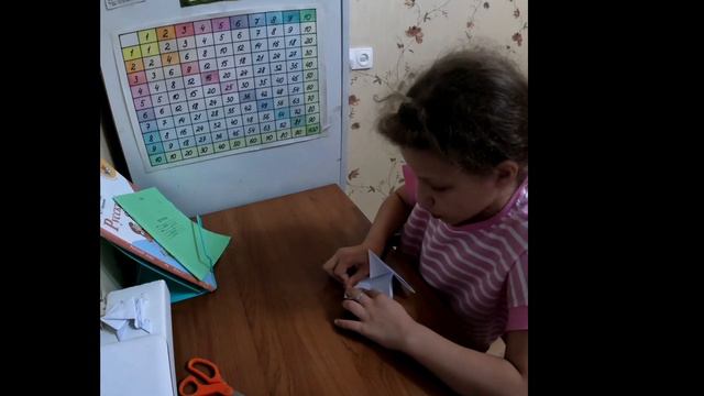 Лягушка из бумаги🐸, занимательная оригами👩🏫