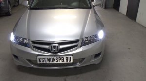 BI-XENON HELLA 3R на Honda Accord 2007 + HPL Crossfire mini