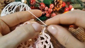 РОЖДЕСТВЕНСКИЙ ШАР крючком / CHRISTMAS BALL crochet