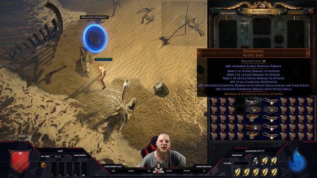 [PATH OF EXILE] – 1337 ANCIENT ORBS VS UNIQUE BELTS – LEGION SACRIFICE! смотреть онлайн