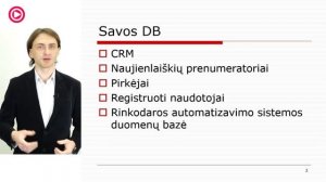 VLADAS SAPRANAVIČIUS – „Turimų el. pašto adresų bazių panaudojimas Facebook ir Google rinkodaroje“