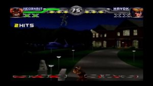 X-Men: Mutant Academy 2 (PS1) - Juggernaut (Playthrough)