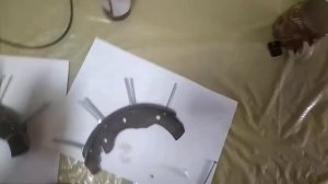 поклейка колодок на ЗАЗ 968М.
