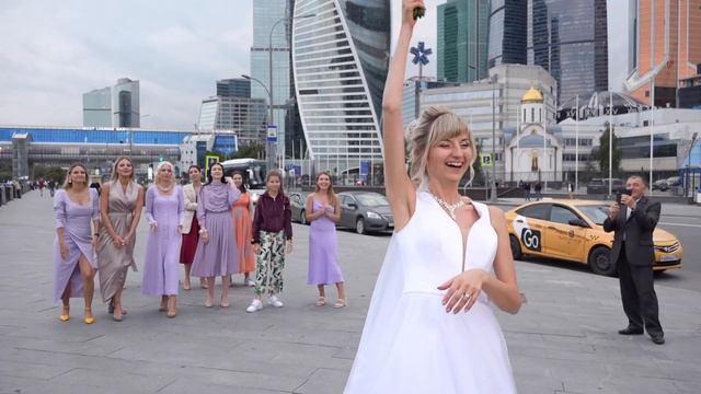 Свадебный ролик | Свадебная фотосессия на фоне Москва сити | Wedding film | Свадебный фильм