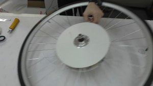 Диск-колесо на велосипед своими руками . How to make disk wheel.