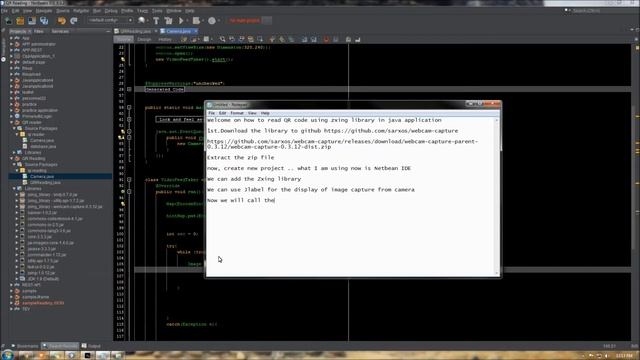 How to Read QR code using Java смотреть онлайн