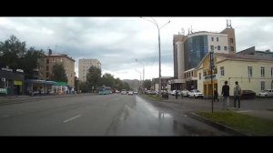 Усть-Каменогорск Өскемен катаемся по городу улица Кабанбай-Батыра (бывш.Пролетарская) август 2022