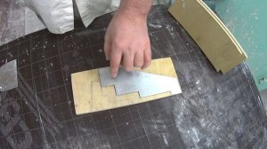 Как сделать шаблон для тяги из гипса в кукле.Изготовление гипсовой лепнины.