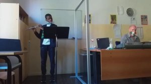 Minuetto - Bach - flauto traverso Randy Diabobo 3^H