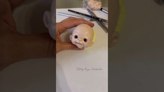 Sculpting ob11 doll / лепка куклы Ob11 doll making