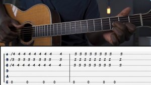 Delta Blues Acoustic Fingerstyle Guitar Lesson /With Tabs
