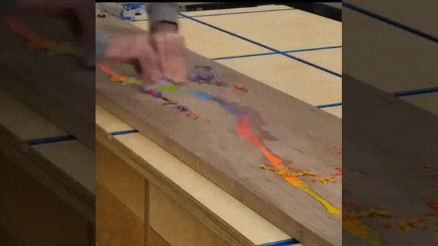 Декорирование столешницы с помощью восковых карандашей смотреть онлайн