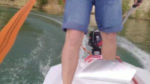 стоя на каяке skiff solo!!!