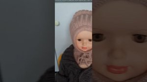 Детские вязаные шлемы, спицами.