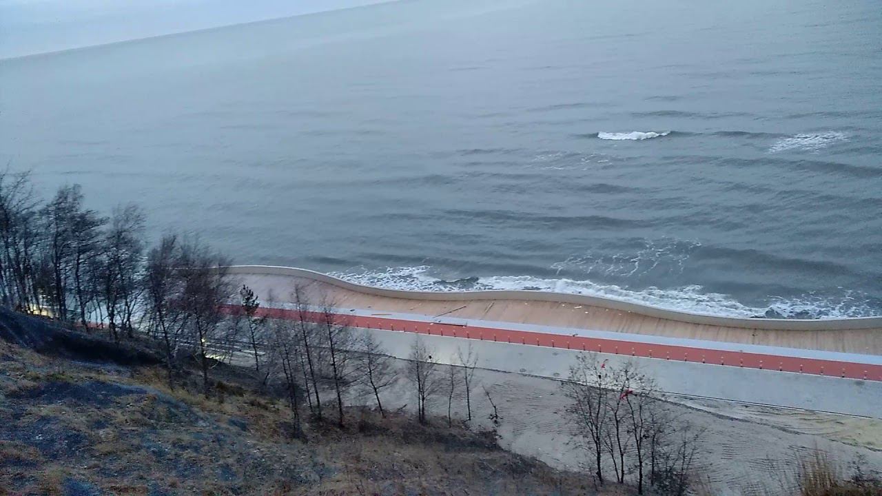 Новый променад в Светлогорске, съёмка январь 2019 смотреть онлайн