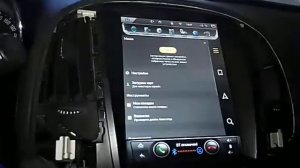 Обзор навигации в магнитоле Тэсла стиль для Опель Астра j