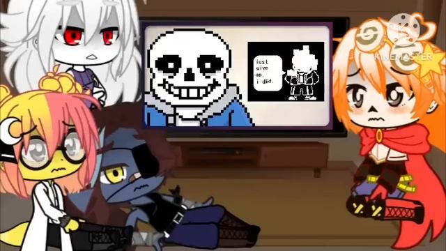 Undertale reacts to why sans is depressed||GCRV||Undertale||gacha club смотреть онлайн