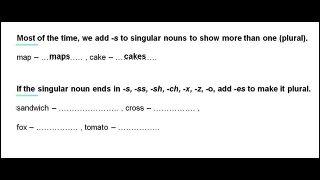 Lesson #1.English Grammar Common Nouns- Singular and Plural