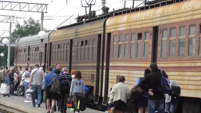 Украинские электрички... Вокзал Полтава-Южная.