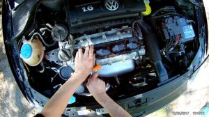 Снятие катушек зажигания Поло седан без спец. съёмника.