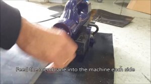 Wedge Welder Demo LDPE Geomembrane AUS NZL