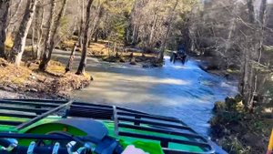 Прогулка на квадроциклах до Белого водопада Архыз часть 2