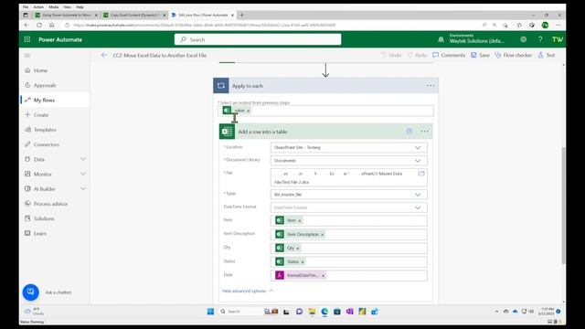 Copy Dynamic Microsoft Excel Content from One File to Another using Power Automate смотреть онлайн