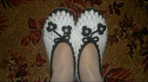 _ВЯЖЕМ ШНУРОК КРЮЧКОМ  для тапочек и  пинеток___Knit lace crochet for Slippers and booties.mp4