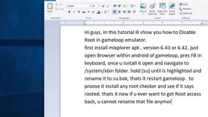 How to Disable/Enable Root access in Gameloop Emulator