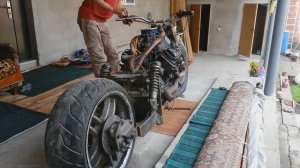 Проект зазоцикл. часть10\\ разборка мото для покраски