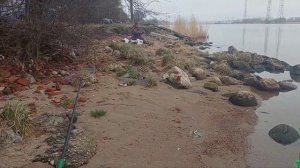 Весенняя ловля на пенопласт.