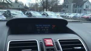 How To Change The Clock In The 2018 Subaru Forester