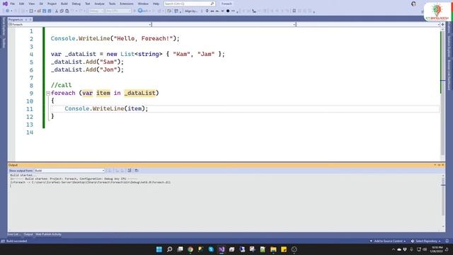 How to Use Foreach Loop in C# | সি# ফর লুপ | C# Programming Language Bangla Tutorial