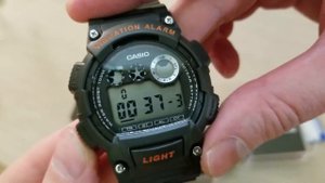 Наручные часы Casio W735H Vibration Alarm Распаковка и обзор