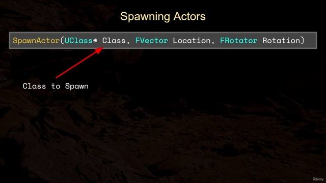 142.1. Spawning Actors from C++ смотреть онлайн